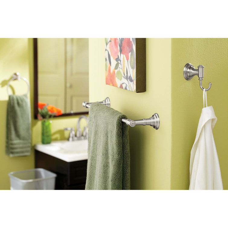 Moen Ellsworth 24" Wall Mounted Towel Bar & Reviews Wayfair